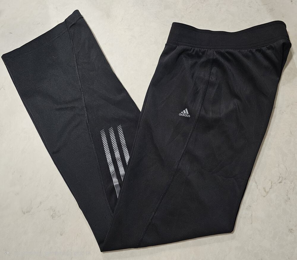 Adidas Climalite Women's Black Athletic Training Pants Size M US 8 Bootcut